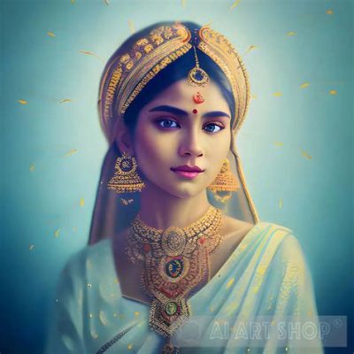  Queen Padmavati: A Tale of Beauty, Courage, and Sacrifice Embroidered with Folkloric Threads!